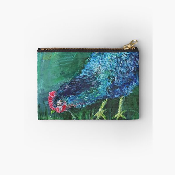 Item preview, blue hen pecking designed and sold by Isartistic.