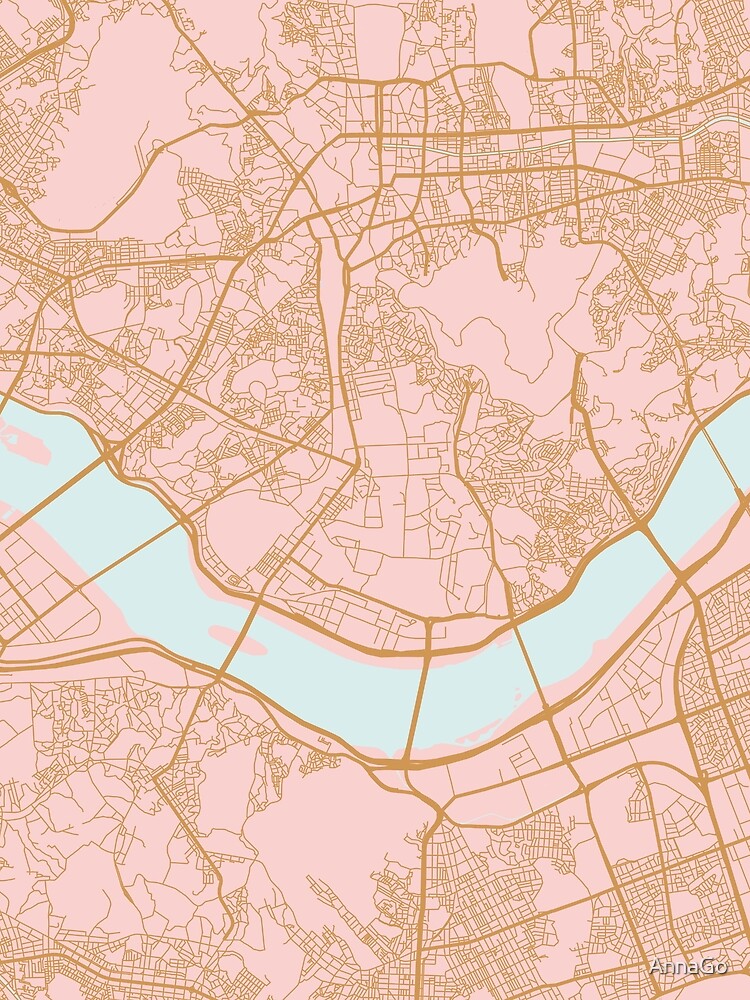 Seoul map by AnnaGo