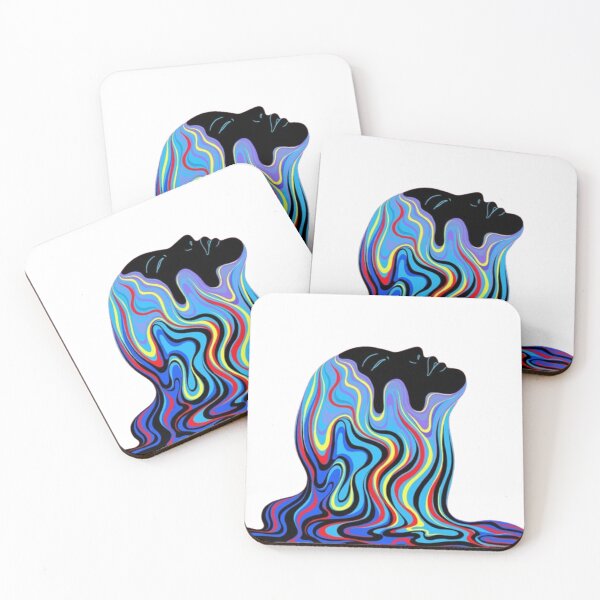 Item preview, woman girl  young psychedelic  abstraction designed and sold by polich.