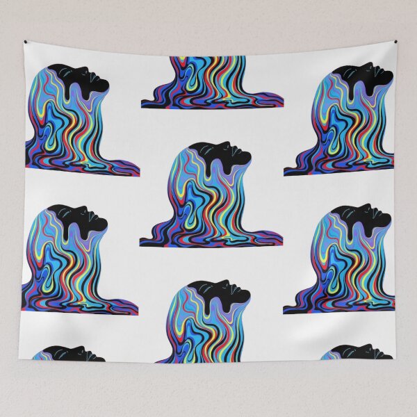 Item preview, woman girl  young psychedelic  abstraction designed and sold by polich.