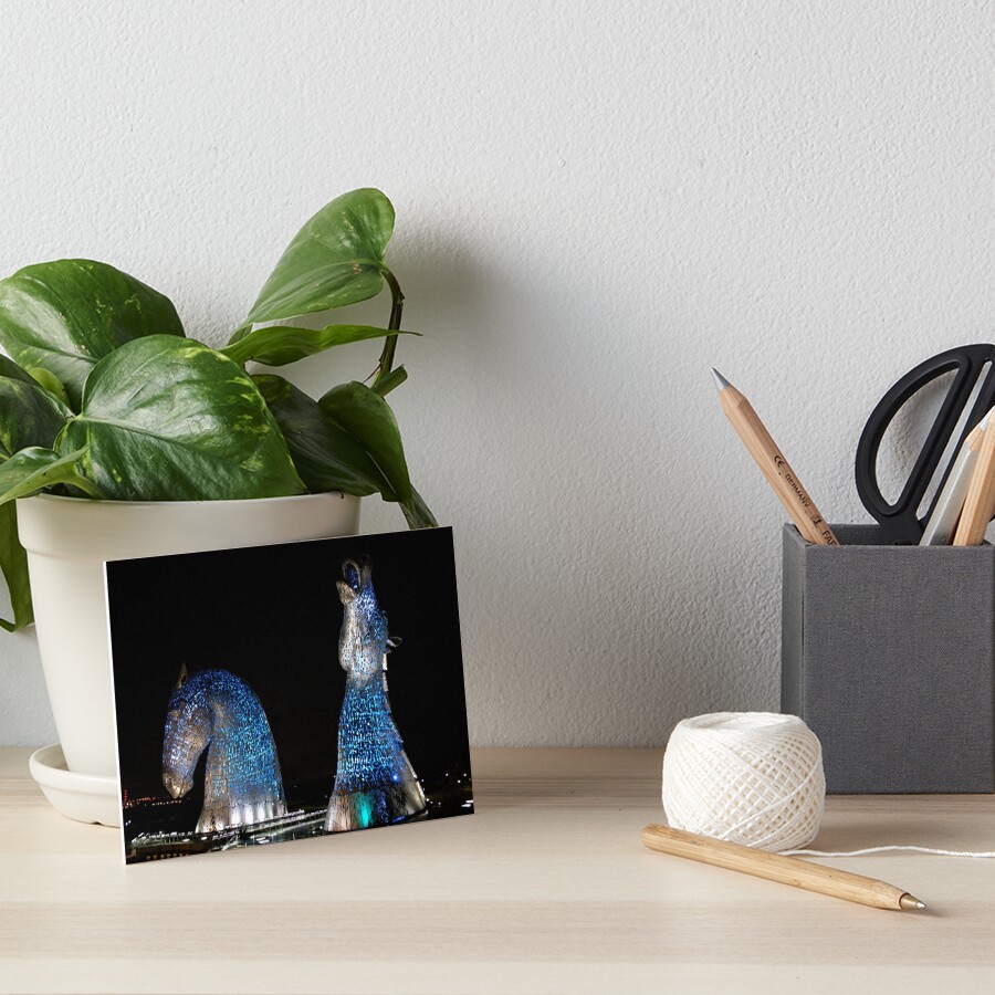 The Kelpies Art Board Print