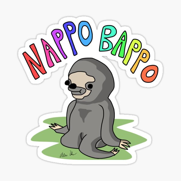 Nappo Bappo - Tiny Snek Comics Sticker