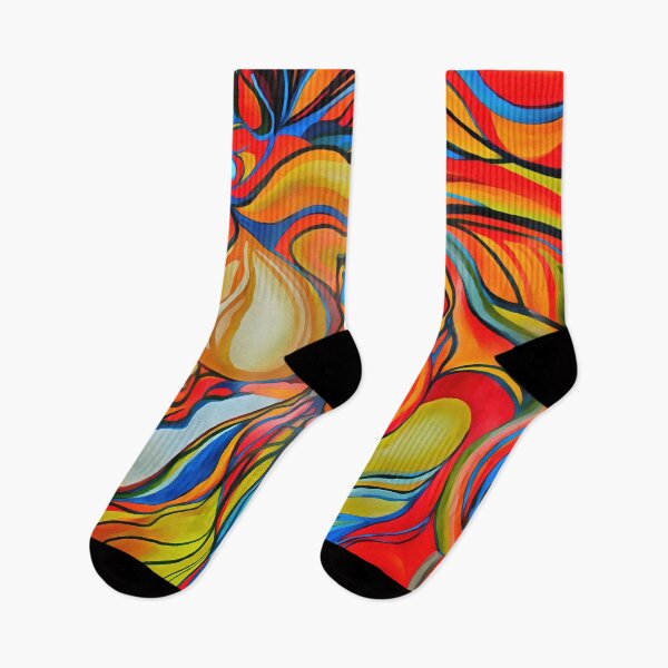 Item preview, Colorful Horses Abstract Art designed and sold by taiche.