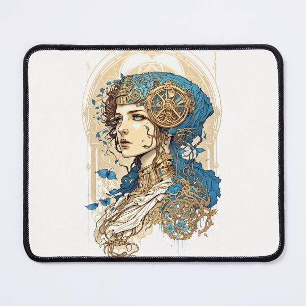 Item preview, Steampunk Golden Woman 3 - A fusion of old and new technology designed and sold by SMCLN.