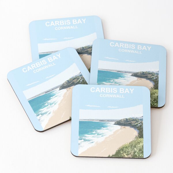 Item preview, Carbis Bay St Ives Bay Cornwall. Cornish gift designed and sold by BarbaraGlebska.