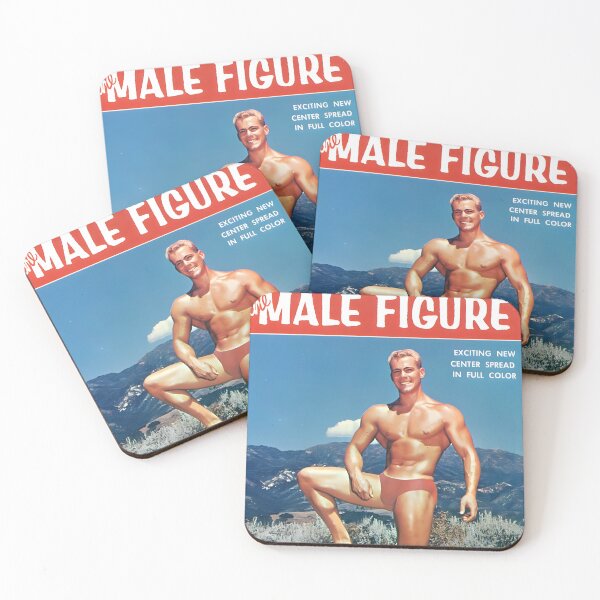 Item preview, The Male Figure with Mike Sill - Vintage Physique Muscle Male Model Magazine Cover designed and sold by Clinton Moore.
