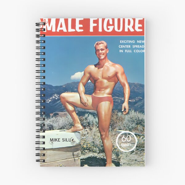Item preview, The Male Figure with Mike Sill - Vintage Physique Muscle Male Model Magazine Cover designed and sold by Clinton Moore.