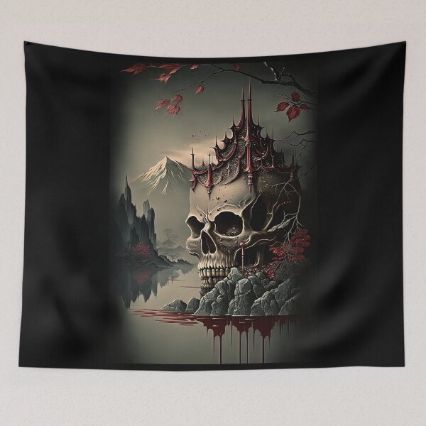 Item preview, Skull Art #799 designed and sold by SkullsClubhouse.