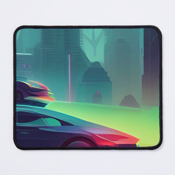 Item preview, Cyberpunk Tesla in Future Metropolis designed and sold by fergyfilms.