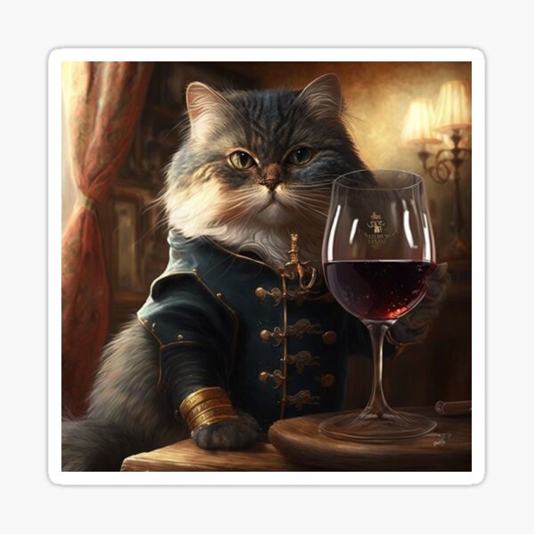 Artikel-Vorschau von Katze Weinliebhaber Sommelier Weinliebhaber, designt und verkauft von Alper Billik.