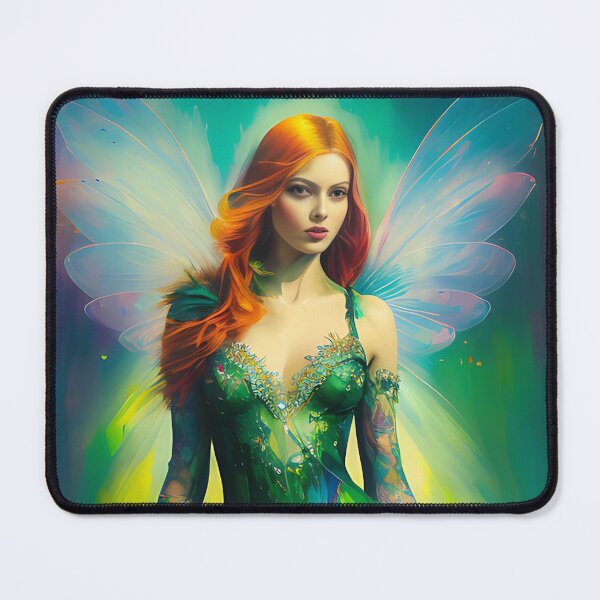 Item preview, Irish St Patricks Day Fairy in Green Dress designed and sold by ZanyPaintbrush.