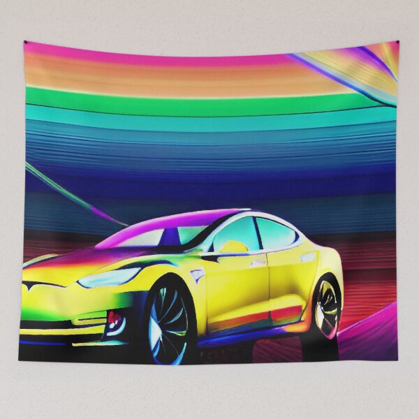 Item preview, Retro Futuristic Space Tesla designed and sold by fergyfilms.