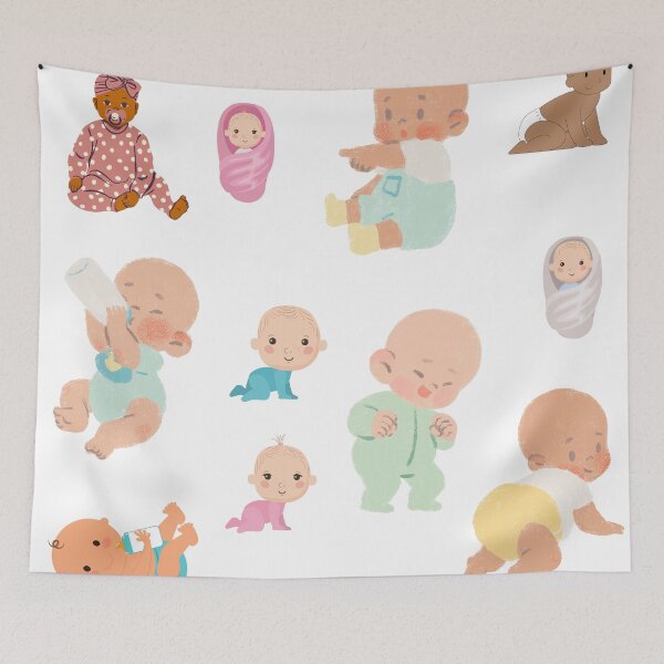 Item preview, Baby Stickers Pack Bundle  designed and sold by bluAvocado.