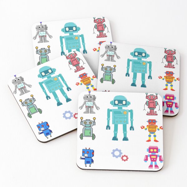 Item preview, Robot Stickers Pack Bundle  designed and sold by bluAvocado.