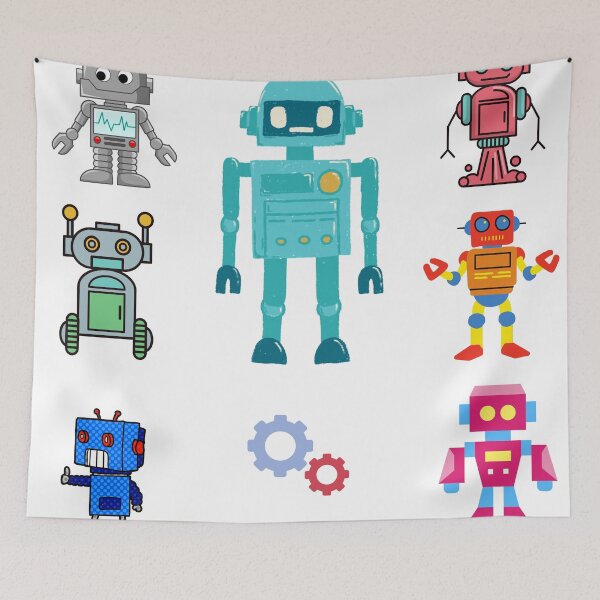 Item preview, Robot Stickers Pack Bundle  designed and sold by bluAvocado.