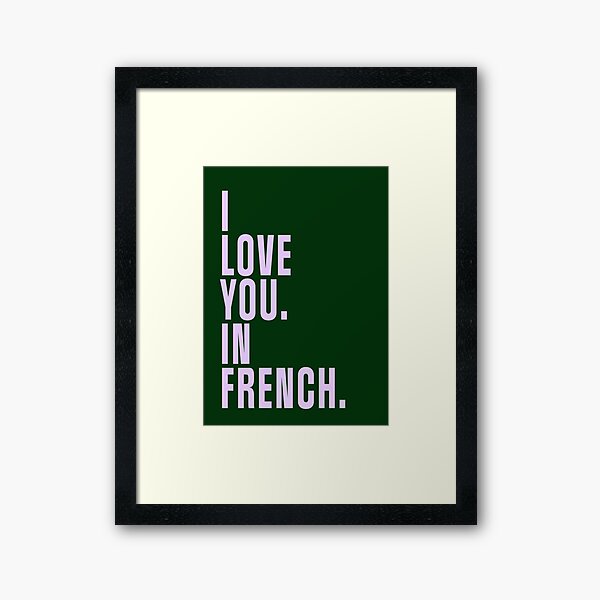 Artikel-Vorschau von Ich liebe dich (auf Französisch, designt und verkauft von My Digital Mind.