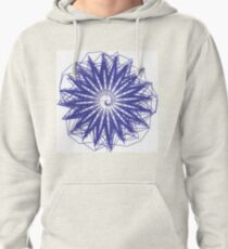 Spiral: plot x=(q(1+sin(20*pi*2^q)/3))*cos(pi*2^q), y=(q(1+sin(20*pi*2^q)/3))*sin(pi*2^q),   q = 0 to 6 Pullover Hoodie