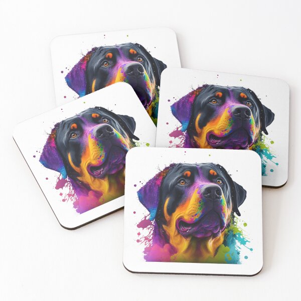 Item preview, Colorful Pop Art Rottweiler for Rottie Dog Owner designed and sold by PRINTED ..
