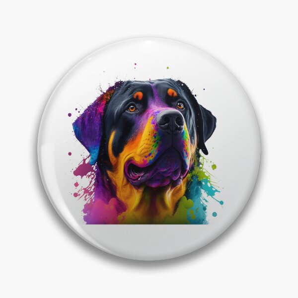 Item preview, Colorful Pop Art Rottweiler for Rottie Dog Owner designed and sold by PRINTED ..