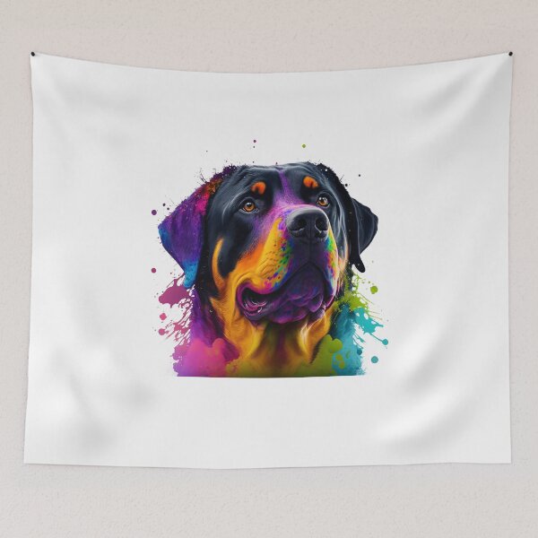 Item preview, Colorful Pop Art Rottweiler for Rottie Dog Owner designed and sold by PRINTED ..