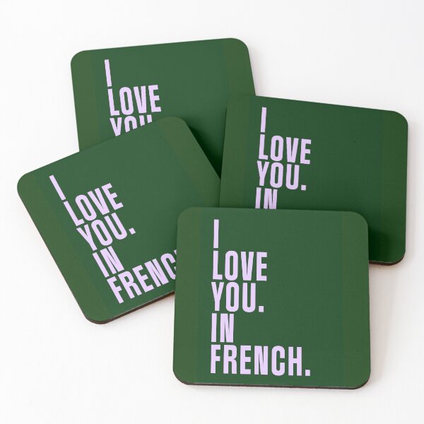 Item preview, I Love You in French designed and sold by My Digital Mind.
