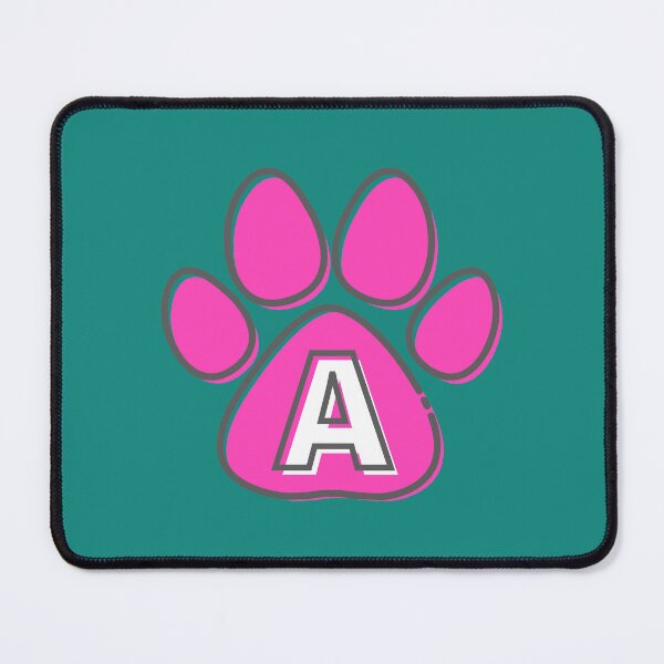 Item preview, Pink Paw Monogram A designed and sold by Coffee Lifestyle.