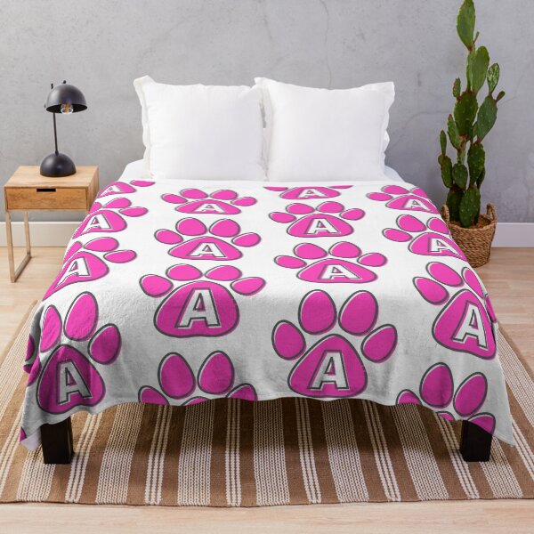 Item preview, Pink Paw Monogram A designed and sold by Coffee Lifestyle.