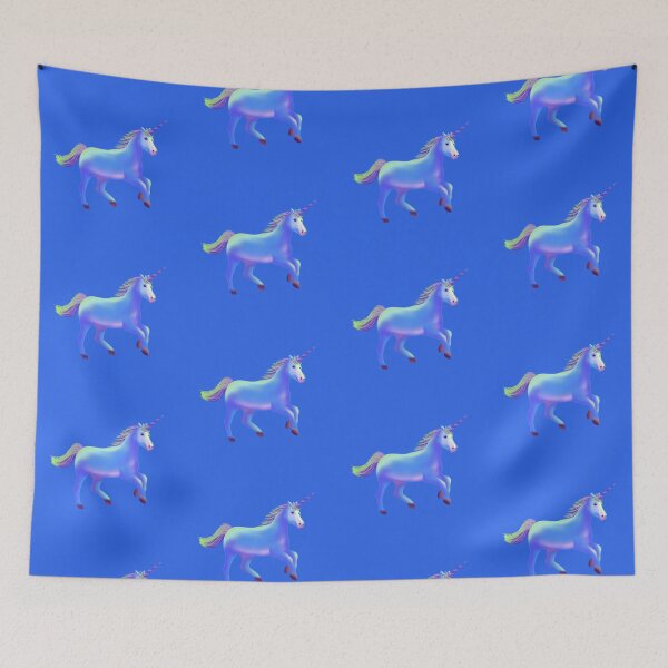 Aperçu de l'œuvre Beautiful gradient colorful unicorn illustration créée et vendue par UnaWu533.