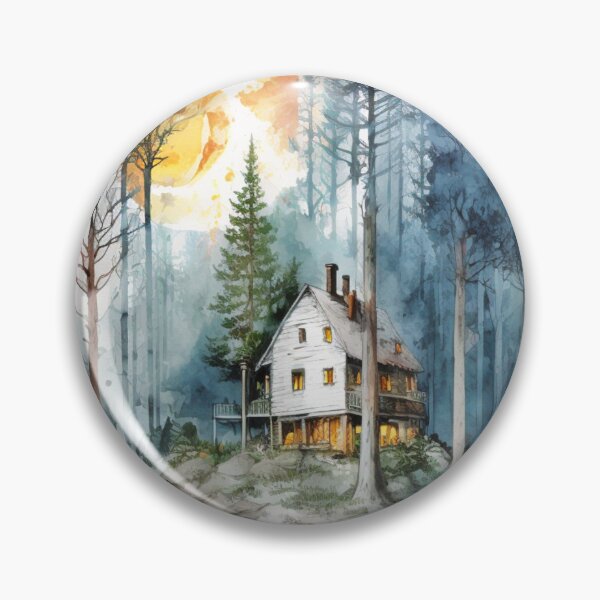 Item preview, Cozy forest house surrounded with trees designed and sold by SMCLN.