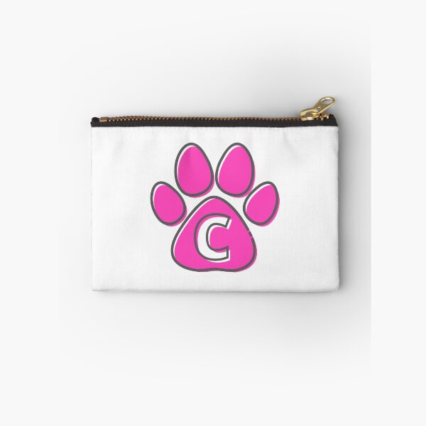 Item preview, Pink Paw Monogram C designed and sold by Coffee Lifestyle.