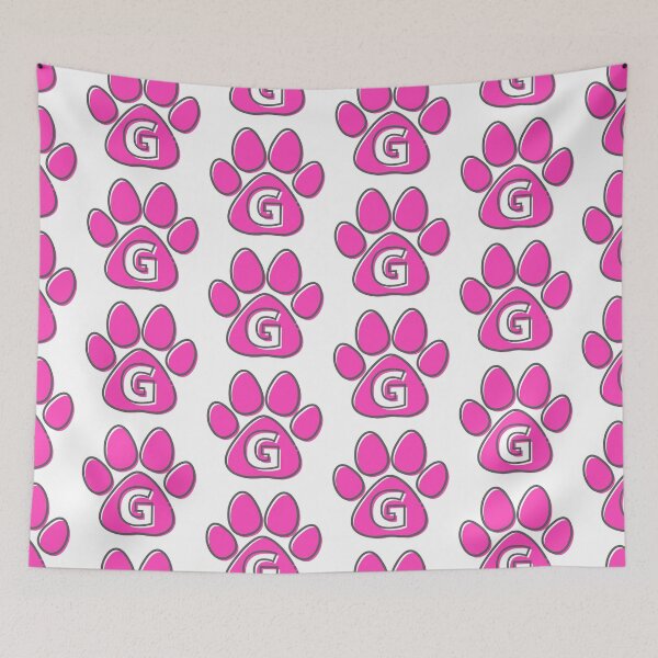 Item preview, Pink Paw Monogram G designed and sold by Coffee Lifestyle.