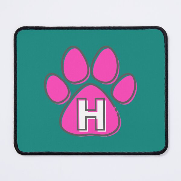 Item preview, Pink Paw Monogram H designed and sold by Coffee Lifestyle.