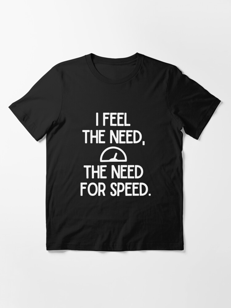 I feel the need, the need for speed. Sticker for Sale by mksjr