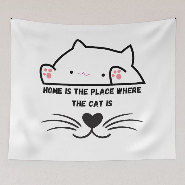 Item preview, Home Is The Place Where The Cat Is designed and sold by IntoThe-Future.