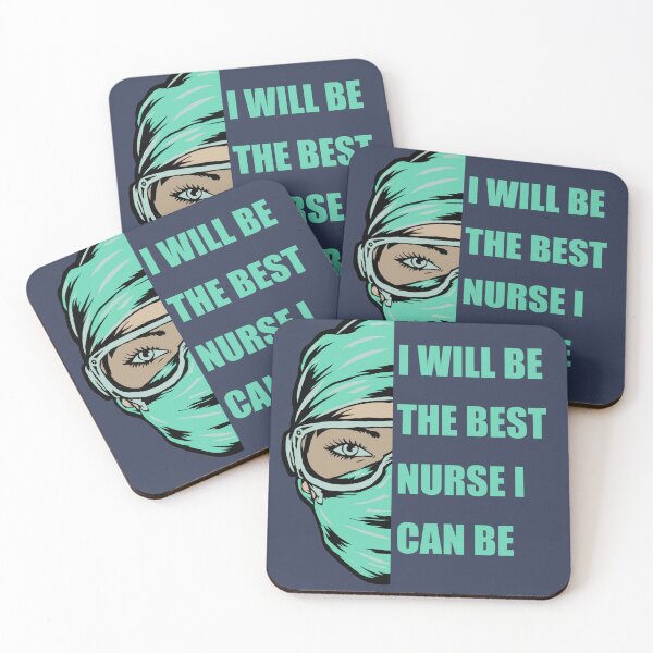 Item preview, I will be the best nurse i can be, nurse life story, nurse quotes designed and sold by Axel Christian.