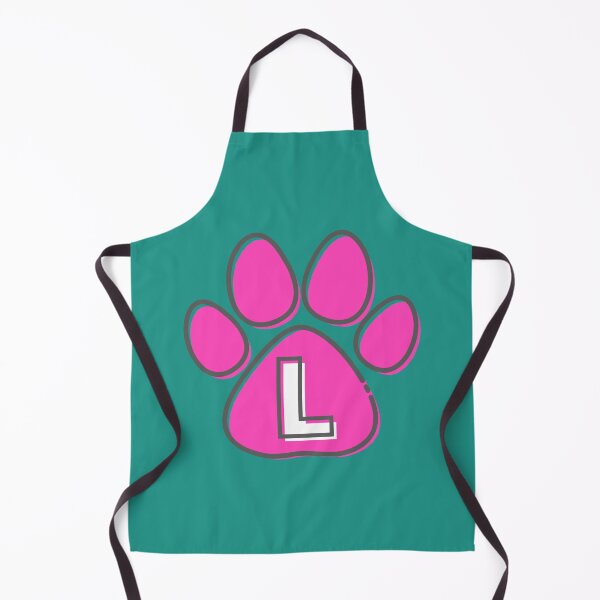 Item preview, Pink Paw Monogram L designed and sold by Coffee Lifestyle.