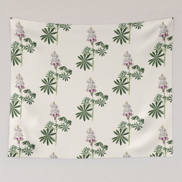 Item preview, Vintage Narrow-leaved Lupin (Lupinus angustifolius) Print | Alida Withoos designed and sold by LaMadeleine.