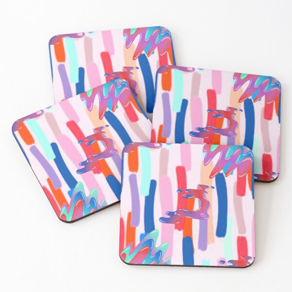Item preview, Artsy Psychedelic Graphic Design, Abstraction,2, bold colorful abstract playful design inspired by nature designed and sold by Adri Barnard.