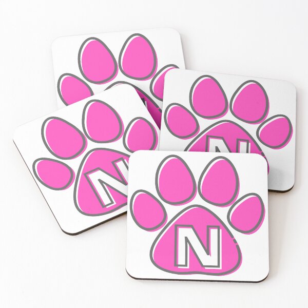 Item preview, Pink Paw Monogram N designed and sold by Coffee Lifestyle.
