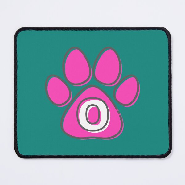 Item preview, Pink Paw Monogram O designed and sold by Coffee Lifestyle.