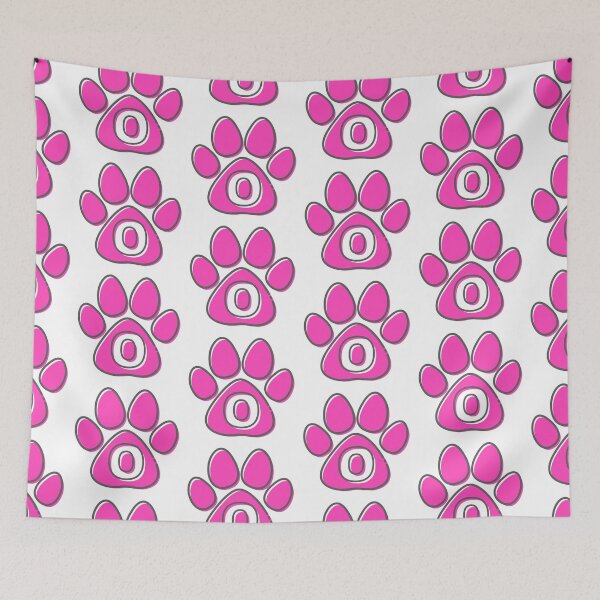 Item preview, Pink Paw Monogram O designed and sold by Coffee Lifestyle.