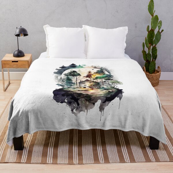 Item preview, Cozy forest house surrounded with trees 4 designed and sold by SMCLN.