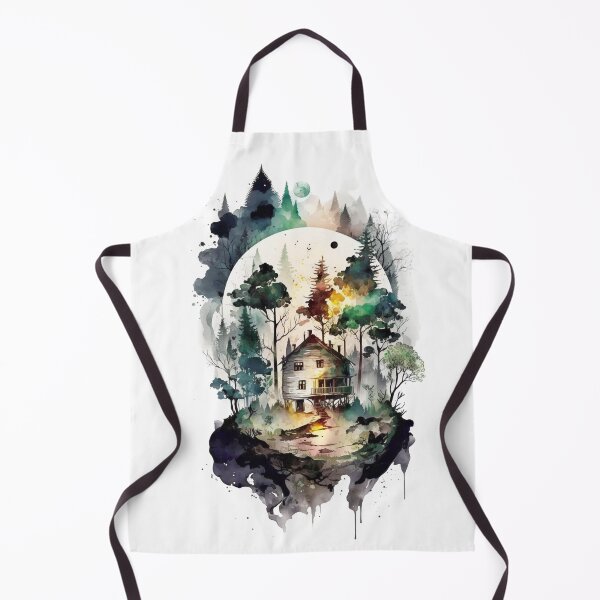 Item preview, Cozy forest house surrounded with trees 4 designed and sold by SMCLN.