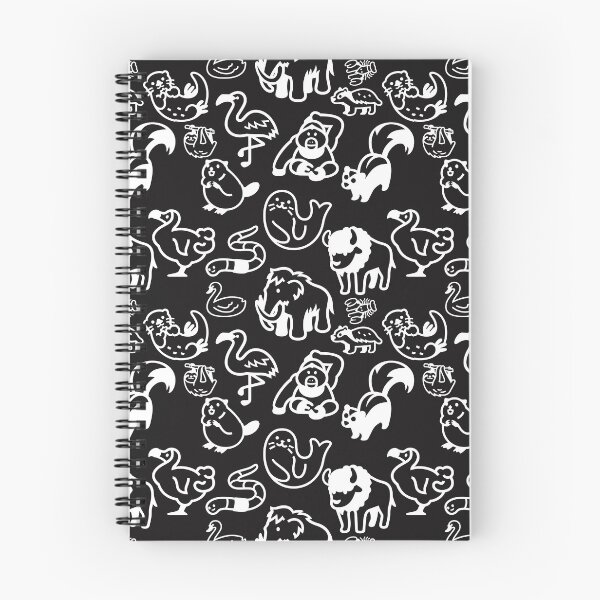 Item preview, Animals pattern,monochrome,cute animals of the world, wildlife lover, kawaii animals, black and white pattern, animal fan gift designed and sold by allycat57.
