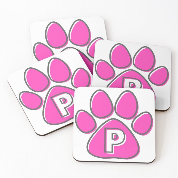 Item preview, Pink Paw Monogram P designed and sold by Coffee Lifestyle.