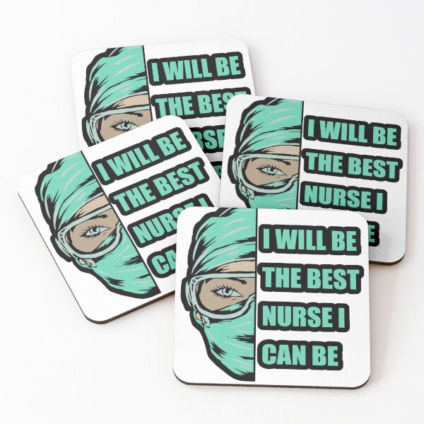 Item preview, I wil be the best nurse i can be, nurse life, nurse quotes designed and sold by Axel Christian.