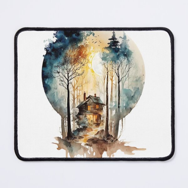 Item preview, Cozy forest house surrounded with trees 5 designed and sold by SMCLN.