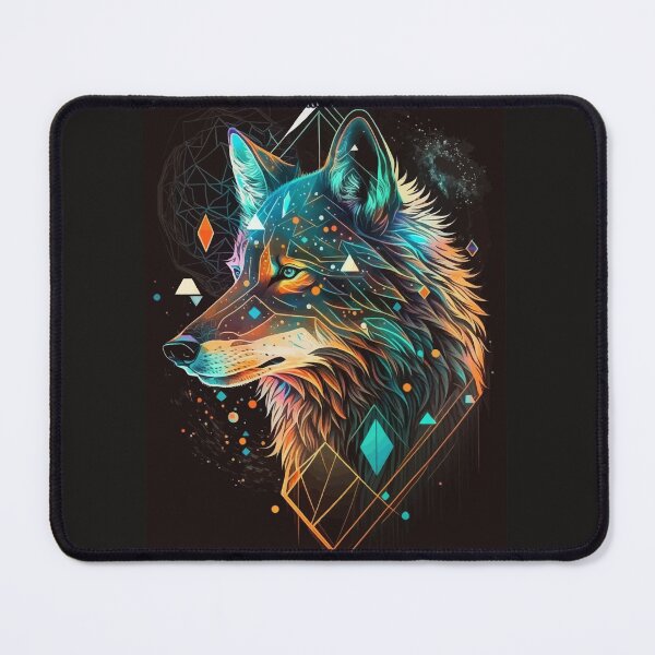 Item preview, Magical Wolf God  designed and sold by Visual-wallart.