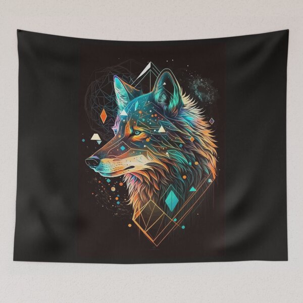 Item preview, Magical Wolf God  designed and sold by Visual-wallart.