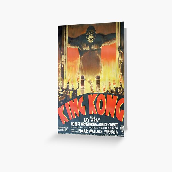 King Kong Greeting Card